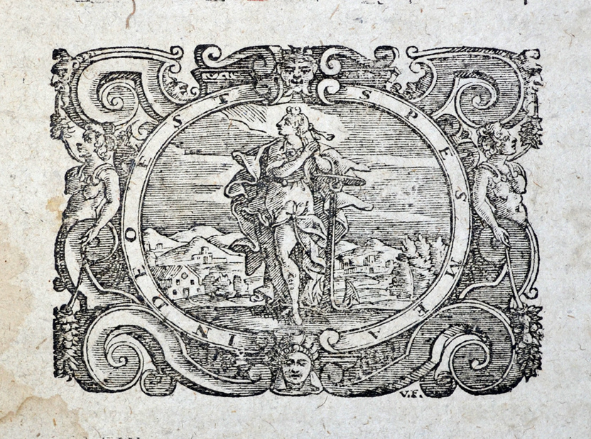 Zaštitna vinjeta štamparije Bartola Đinamija u Veneciji, XVII vek