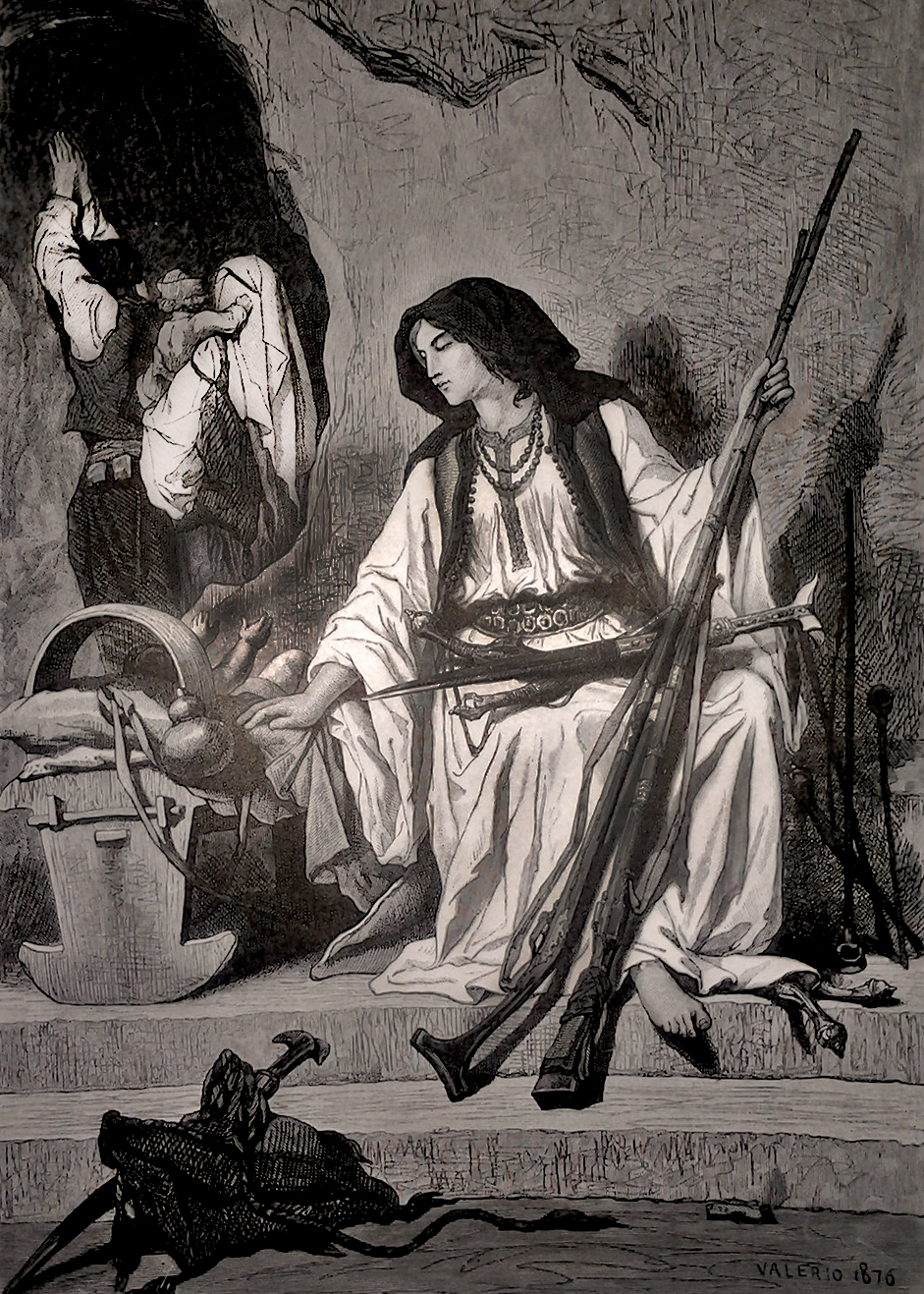 Straža na ulazu u jedan manastir u Crnoj Gori (1876)